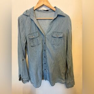 Blue Cotton Shirt